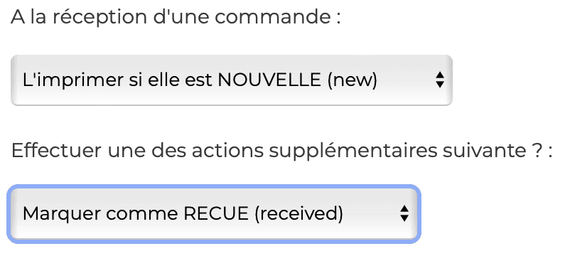 Interface utilisateur - Paramètres HubRise