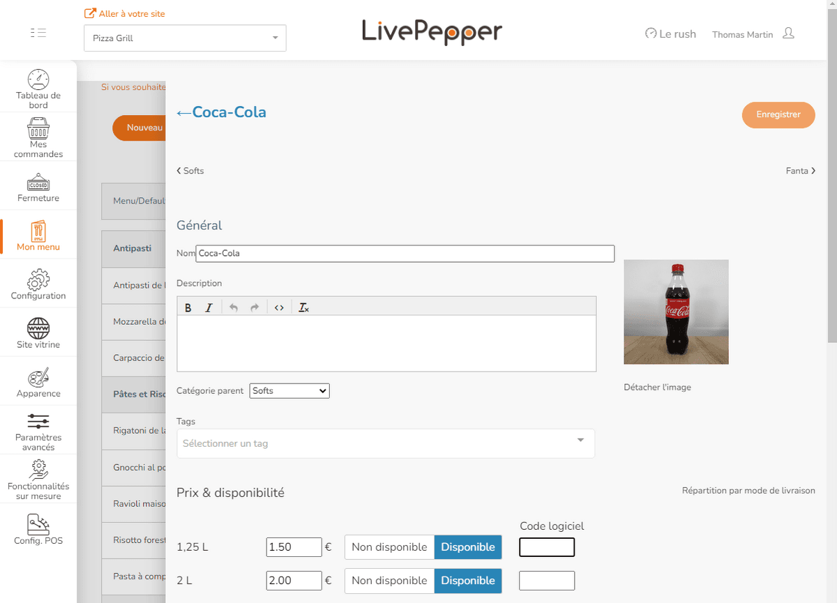 Association de codes ref pour SKU